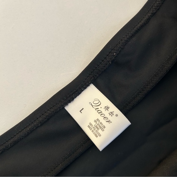 Black High-Waisted Bikini Bottom - Picture 5 of 6